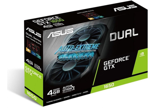 Placa De Video Asus Geforce Gtx 1650 4gb Ddr5 Dual Pc