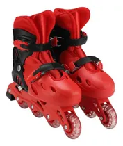 Comprar Patines Led Rollers Lineales Con Casco Y Protecciones