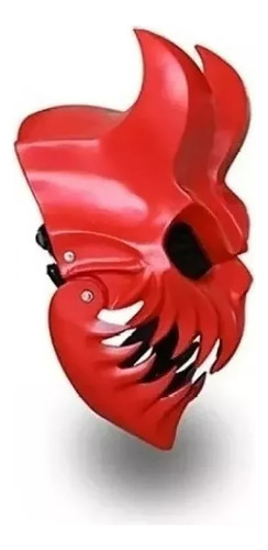Máscara De Demonio De Halloween Slaughter To Preva De Pvc.
