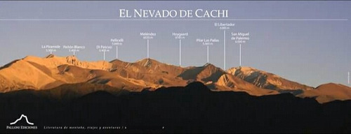 Poster Del Nevado De Cachi De 60 X 30 Cm.
