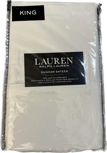 Conjunto De Fronhas King Size Br De Cetim Ralph Lauren Dunh