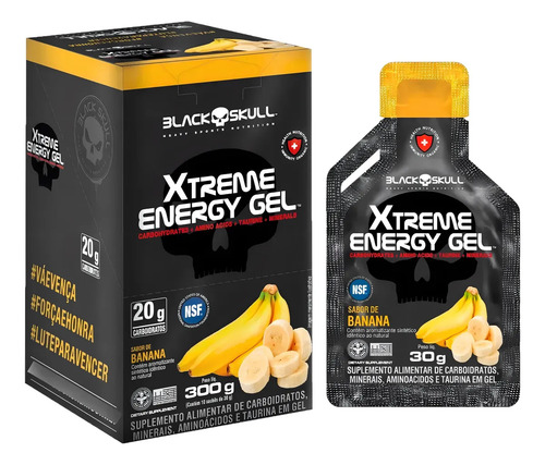 Xtreme Energy Gel 30g Sabor Banana