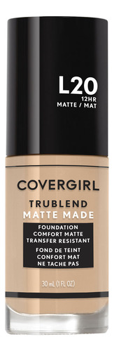 Base De Maquillaje Covergirl Trublend Matte L20 Light Ivory