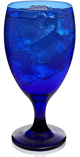 Libbey Premiere Cobalt Iced Tea Glasses Juego De 12 Envases