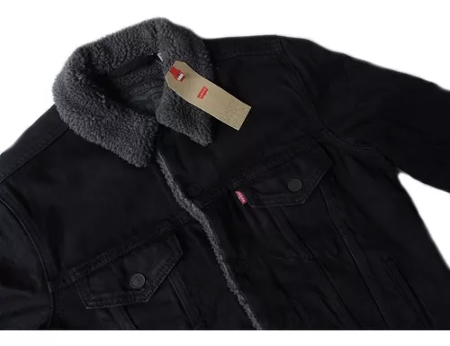 jaqueta jeans levis type 3 sherpa