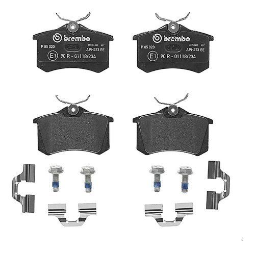 Balatas Traseras Peugeot 2008 1.2l L3 2019 Brembo