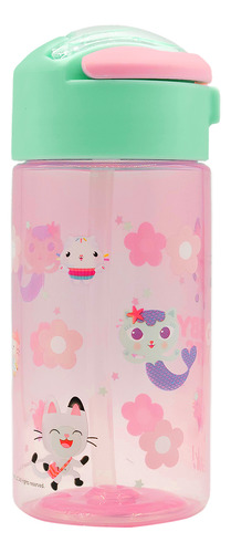 Botella De Agua Ligera Con Manija Para Niños Varios Diseños Gabby Dollhouse 1555-3256