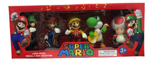 Set Colección Super Mario Figuras Musicales *5unidades