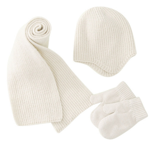 Set De Gorro Y Guantes Cálidos, Gorro Y Guantes Tejidos Para