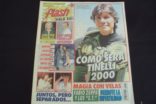 Revista Flash # 1034 (14/3/00) Tapa Marcelo Tinelli