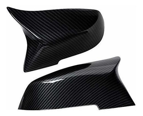 Espejo - Carbon Fiber Rearview Side Mirror Cover Caps Compat