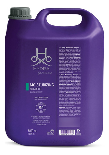 Shampoo Hydra Moisturizing 5 Litros Hidratante Concentrado