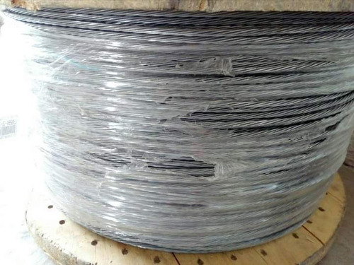 Cable De Acero 1/4 Galvanizado Tipo Retenida Rollo De 1500 M