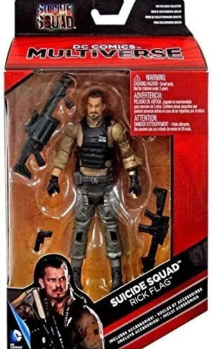 Rick Flag Suicide Squad Dc Comics Multiverse Figura Coleccio