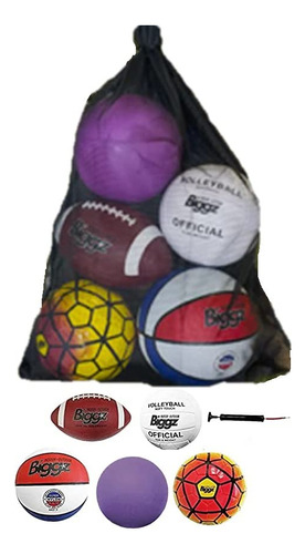 Bolso Biggz De Bolas De Deporte  Baloncesto, Bola De Fútbol