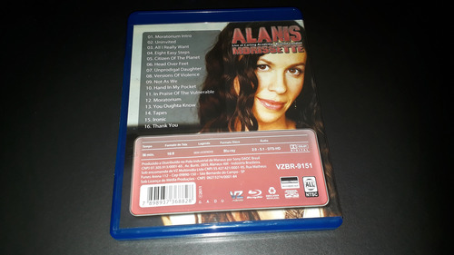 Blu Ray Alanis Morissette Live At Carling Academy Brixton Bd (Usado)