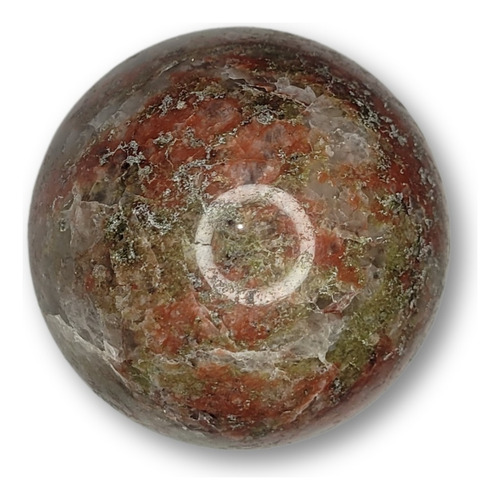 Bola Esfera De Jaspe Brecha Vermelho 5cm Pedra Natural