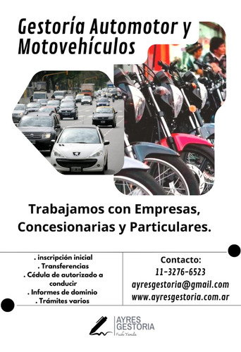 Gestoria Del Automotor Y Motovehiculos 