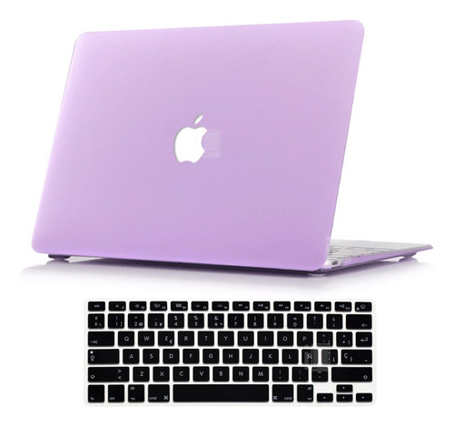 Carcasa Acabado Mate Para Macbook Air 13.3 M1 + Protector