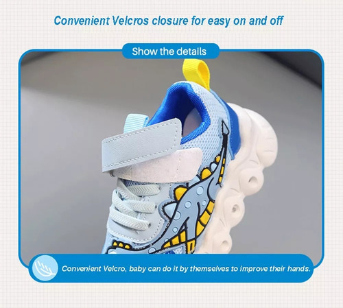 # Zapatillas Deportivas Con Luz Led Con Dibujos Animados De