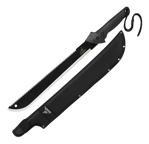 Machete Tactico Supervivencia Cuchillo Militar Con Funda Color Negro