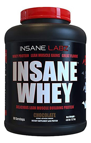 Proteina Insane Whey Insane Labz 5 Lb - 60 Porciones Sabor Fresa