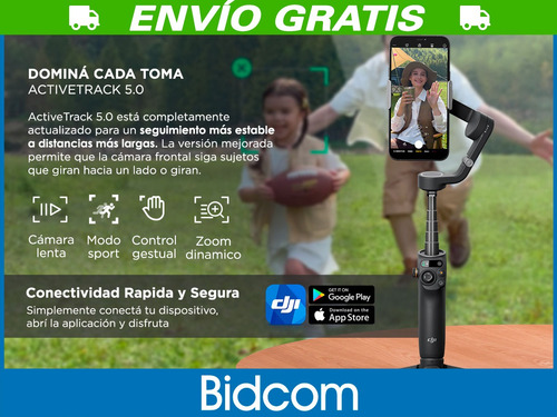 Imagen 3 de 10 de Estabilizador Fotos Videos Dji Osmo Mobile 6 Cámara Celular