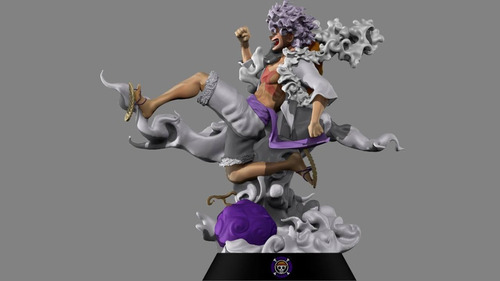 Archivo Stl Impresión 3d - One Piece - Luffy Joy Boy Smoke