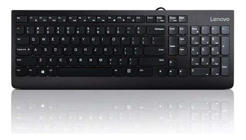 Teclado Lenovo Con Cable/negro Color del teclado Black