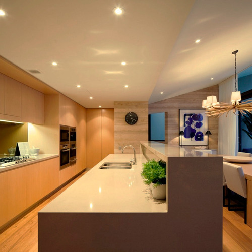Imagen 9 de 10 de Panel Led 6w Redondo Incrustar 4000k Luz Neutra