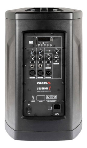 Parlante Proel SESSION I portátil con bluetooth negro 220V