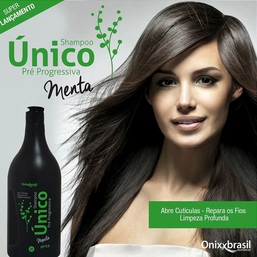 Shampoo Unico Menta Onixx Brasil Ph9 1l