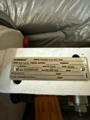 New - Flowserve Valtek Actuator Linear Actctuated Sub 10 Ddh