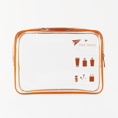 Bolsa De Cosméticos De Pvc Transparente Neceser Portátil De