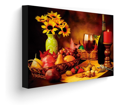 Cuadro 70x50 Cms Decorativo Frutas Y Nueces