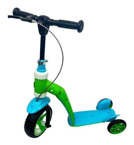 Scooter Infantil Con Freno 2en1 Bicicleta Equilibrio Bicolor