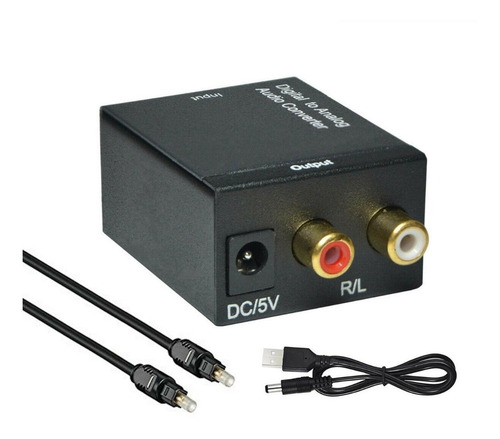 Imagen 5 de 5 de Adaptador Convertidor De Audio Digital A Analógico Sonido
