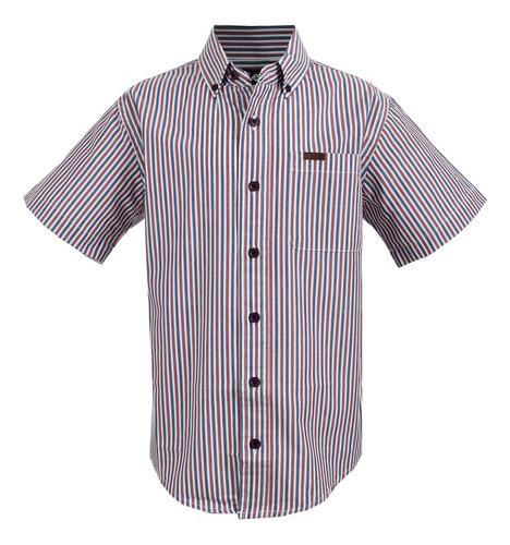 Camisa Casual Lee Manga Corta De Niño S63