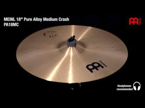 Meinl Pa18mc Platillo Medium Crash 18 Pulgadas Pure Alloy