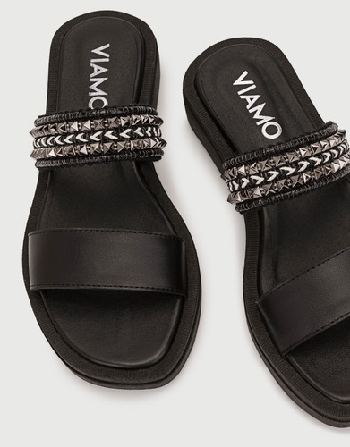 Imagen 4 de 7 de Sandalias De Cuero Dama Viamo Mujer Laritza