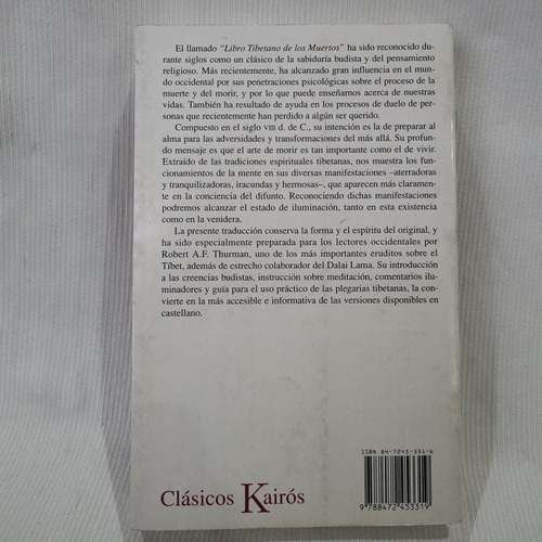 Imagen 3 de 9 de El Libro Tibetano De Los Muertos Padma Sambhava Kairos