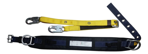 Cinturón Con Bandola Para Liniero Certificado - H. Aluminio Grande Azul Marino