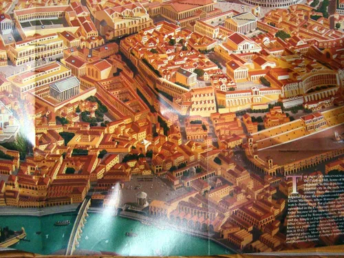 Mapa Nat Geo Lamina Los Romanos The Romans Coliseo Roma