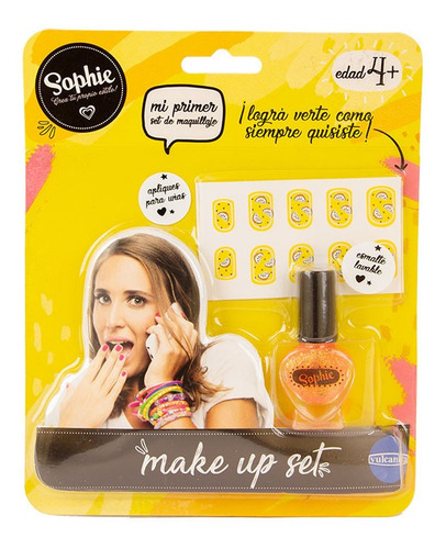 Set De Maquillaje Infantil Sophie Make Up Sombra Labial
