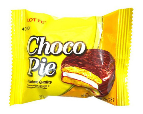 Imagen 3 de 6 de Choco Pie De Platano Caja Con 12 Pz Pastelito Coreano Banana