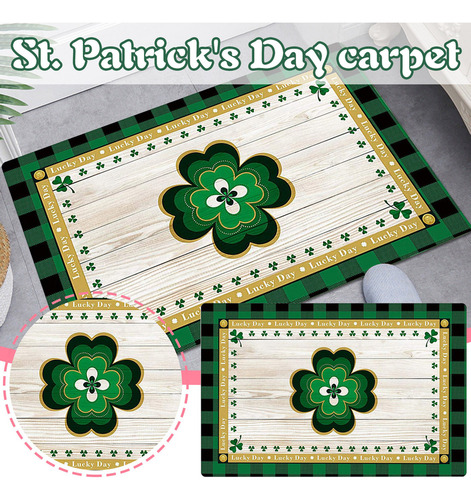 Felpudos K Floor Mat De Bienvenida For El Día De San Patric