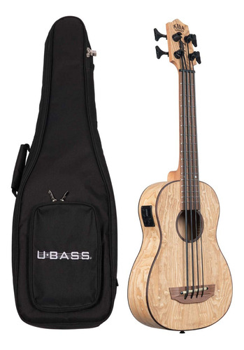 Kala Burled Tamo Ash Fretted Acustico-electrico Ubass