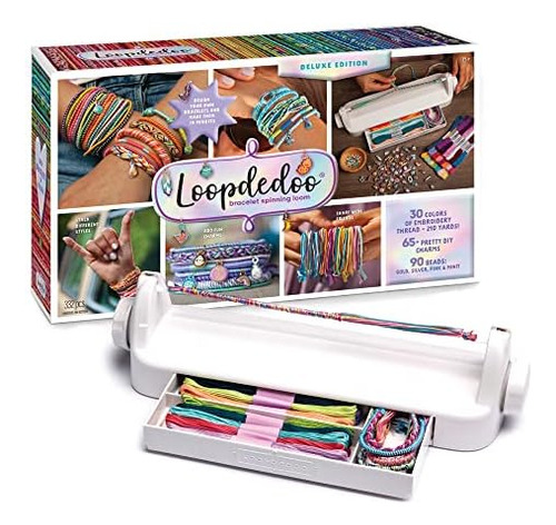 Kit Loopdedoo Deluxe Para Fazer Pulseiras De Amizade Diy E
