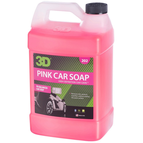 Pink Car Soap/shampoo Concentrado Ph Neutro Sin Cera 1 Galon