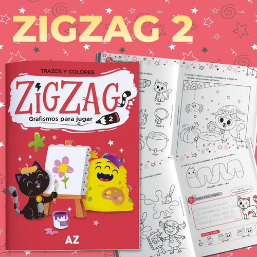 Libro Zigzag Grafismos Para Jugar 2 Nivel Inicial Ejercicios